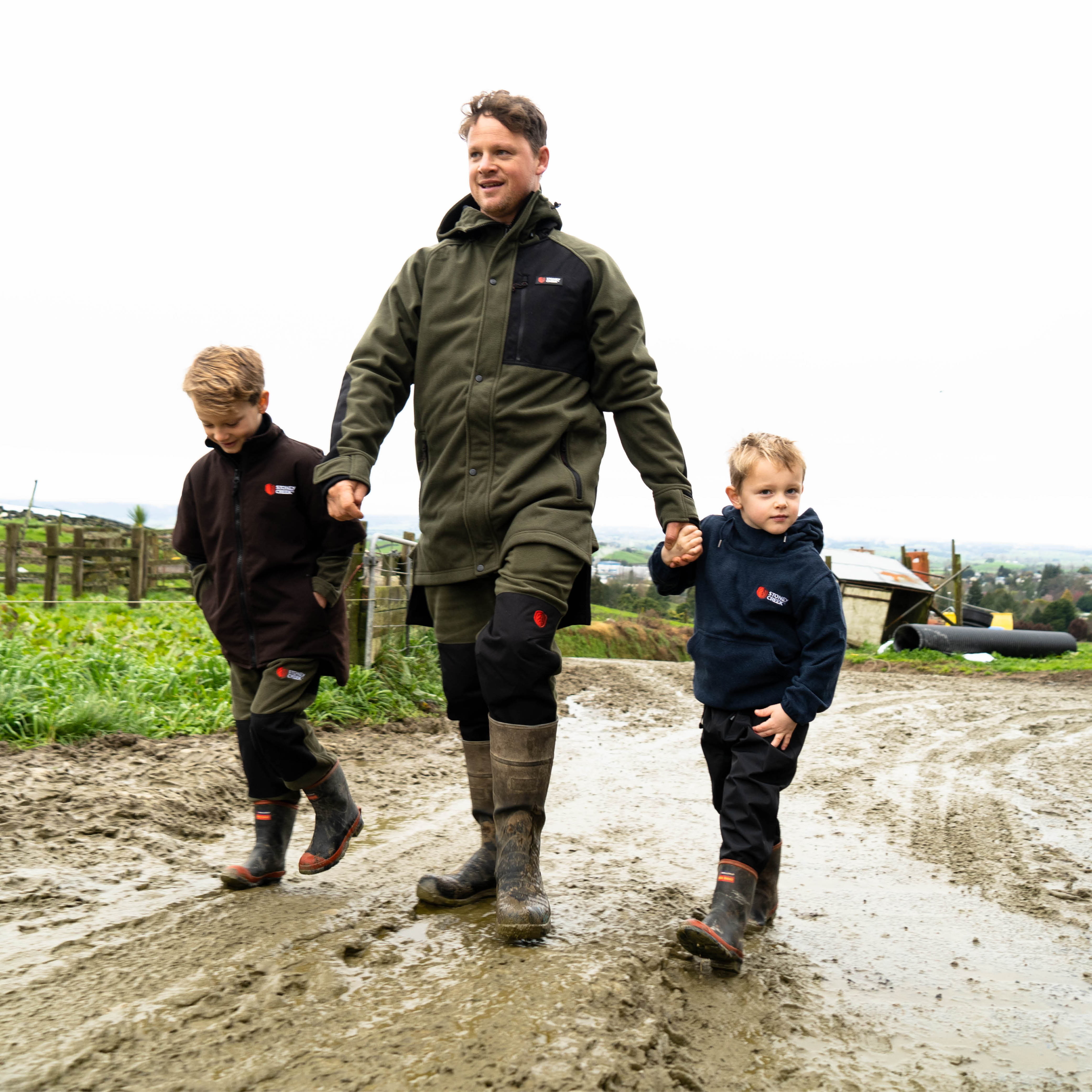 Farm Trackpants Bayleaf Black Stoney Creek Rural Gear